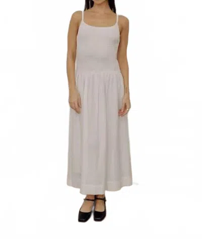 Mod Ref The Marcella Dress In White In Neutral