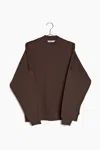 Mod Ref The Troy Sweater In Brown In Brown