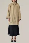 Mod Ref Trench Coat In Khaki In Green