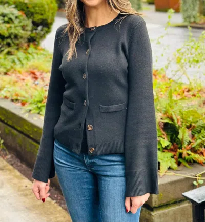 Mod Ref Tyler Cardigan In Black