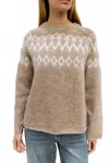 Mod Ref Wilson Sweater In Taupe In Brown