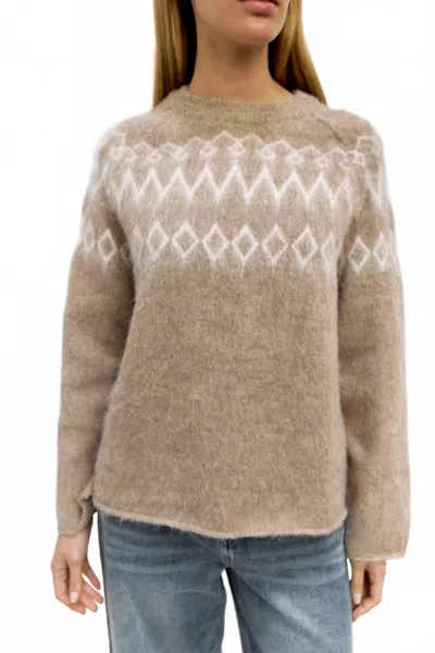 Mod Ref Wilson Sweater In Taupe In Brown