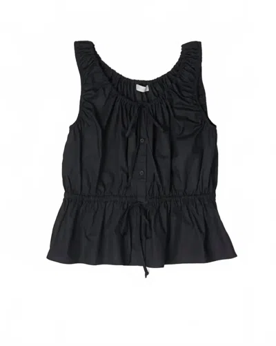 Mod Ref Women's Darla Top In Black In Blue