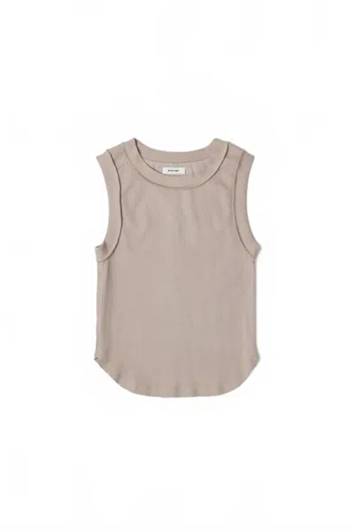Mod Ref Women's Sharon Top In Grey Beige In Neutral