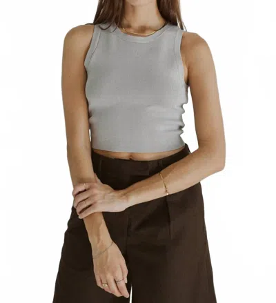Mod Ref Women's Simone Top In Heather Grey In Gray