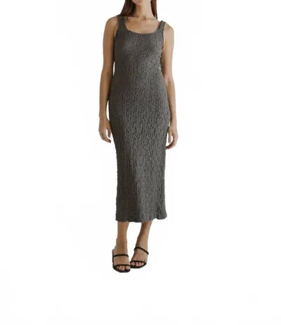 Mod Ref Women's The Claudia Dress In Charcoal In Multi