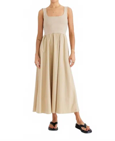 Mod Ref Women's The Lucinda Dress In Khaki In Neutral