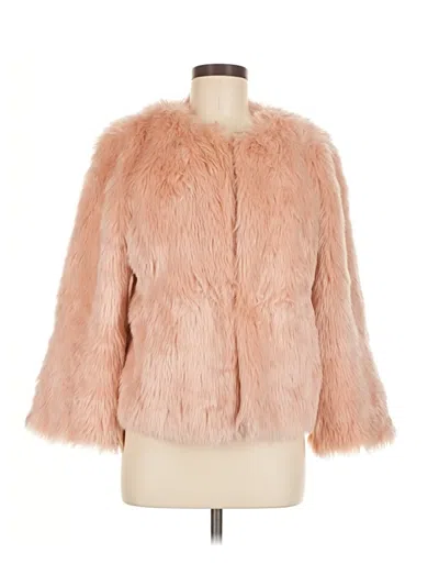 Pre-owned Mod X Faux Fur Jacket In Pink