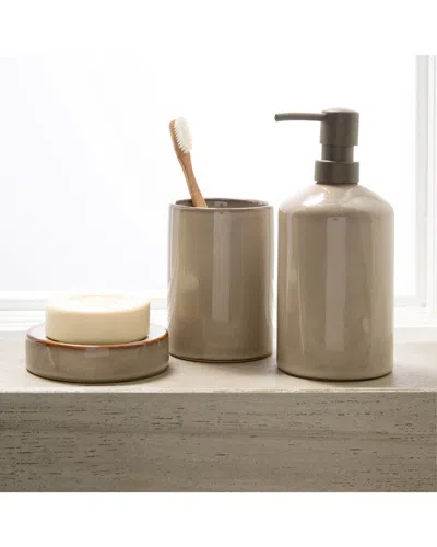 Moda At Home Aaron Bathroom Bundle Set In Gray