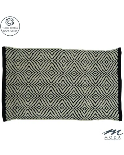 Moda At Home Aztec Bath Mat In Green