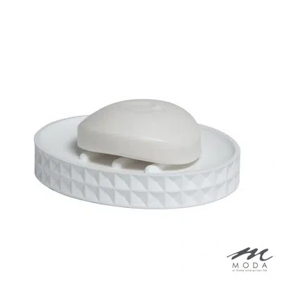 Moda At Home Braemar Bathroom Tray In White