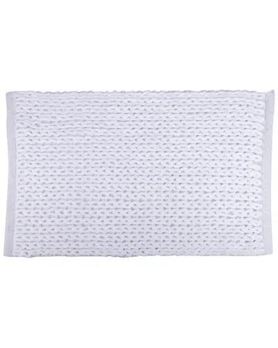 Moda At Home Braided Bath Mat In White