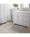 Moda At Home Brighton 2pc Bath Mat Set In Grey