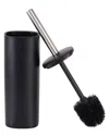 Moda At Home Bryant Powder Coated Toilet Brush Holder In Black