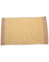 Moda At Home Carmen Bath Mat In Yellow