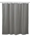 Moda At Home Chunky Waffle Shower Curtain In Gray