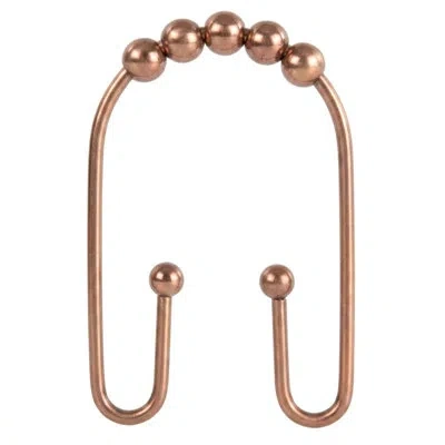 Moda At Home Clyde Shower Curtain Hook Chrome