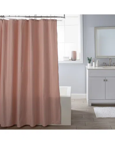 Moda At Home Delano Shower Curtain Set In Pink