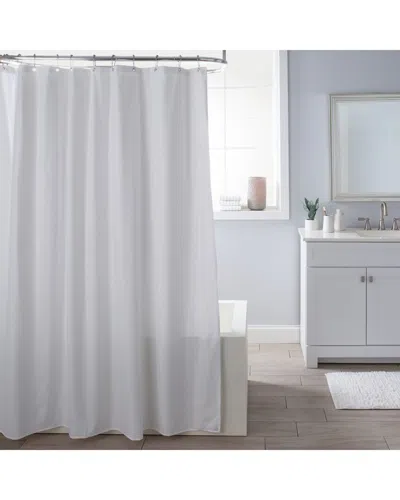 Moda At Home Delano Shower Curtain Set In White