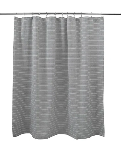 Moda At Home Diamond Shower Curtain In Gray