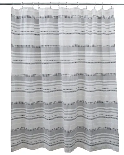MODA AT HOME MODA AT HOME DOT STRIPE SHOWER CURTAIN