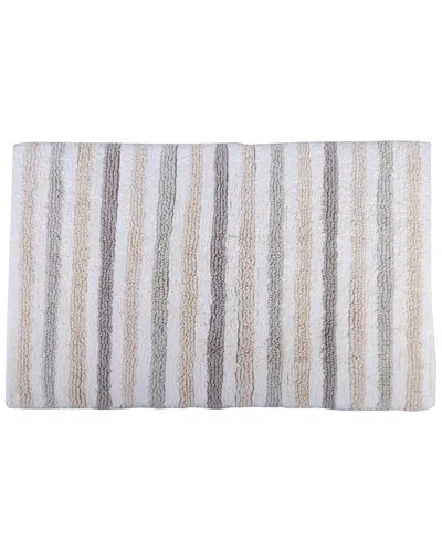 Moda At Home Field Stripe Reversible Bath Mat In Multi