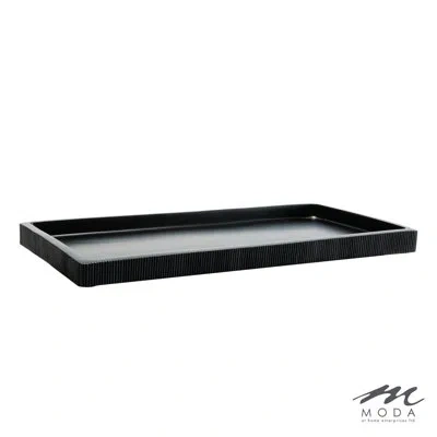 Moda At Home Fitzroy Bathroom Tray In Black