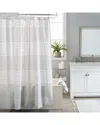 Moda At Home Harmony 3pc Shower Curtain Set With 12 Shower Hooks In Multi