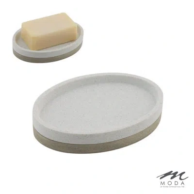 Moda At Home Hudson Bathroom Tray In Gray