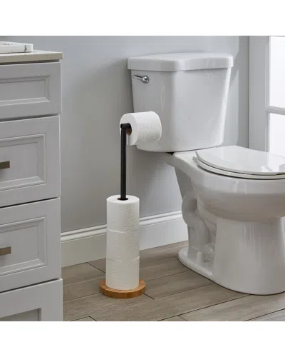 Moda At Home Lira Toilet Paper Holder In White