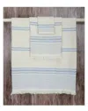 Moda At Home Lisbon 6pc Towel Set In Blue