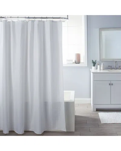Moda At Home Lyon Shower Curtain Set In White