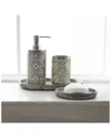 Moda At Home Marrakesh Bath Countertop Collection 4pc Set In Grey