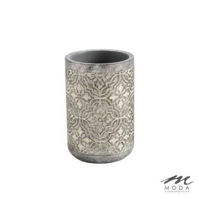 Moda At Home Marrakesh Tumbler In Dark Gray