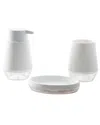 Moda At Home Oslo Bath Coutertop 3 Pc Set In White