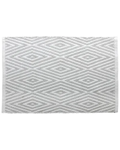 Moda At Home Oxford Bath Mat In Gray