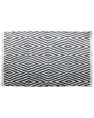 Moda At Home Oxford Bath Mat In Gray