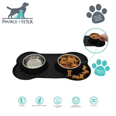 Moda At Home P&f Pet Bowl In Black