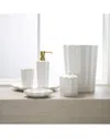 Moda At Home Pavona 6pc Bath Countertop Set In White