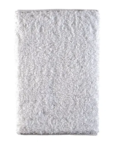 Moda At Home Plush Handwoven Bath Mat In Gray