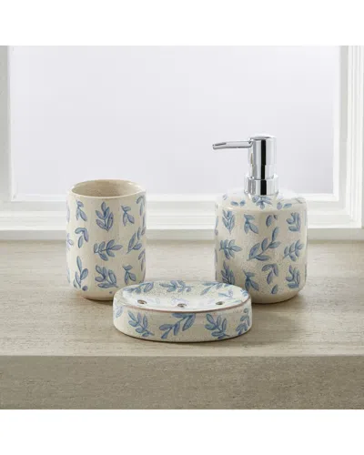 Moda At Home Provence 3pc Bath Countertop Set In White