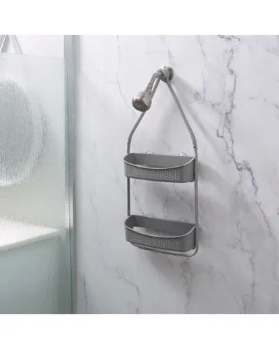 Moda At Home Rain Shower Caddy With Hanger In Gray