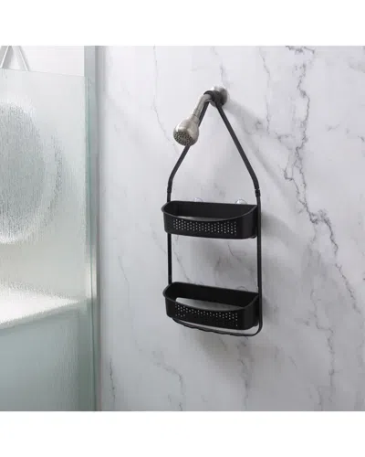 Moda At Home Rain Shower Caddy With Hanger In Black