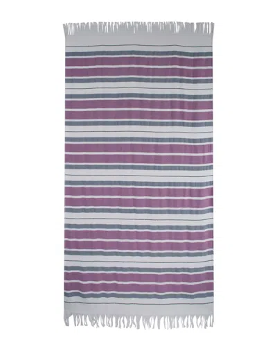 MODA AT HOME MODA AT HOME SET OF 2 ANTALYA BEACH TOWELS WITH FRINGE