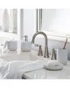 Moda At Home Shikoku Bath Countertop 4pc Set In White