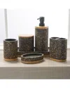 Moda At Home Soren 6 Piece Bath Coutertop Set In Gray