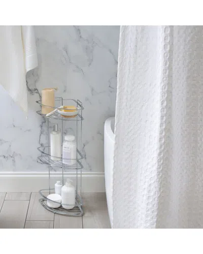 Moda At Home Squire Standing Shower Caddy In Silver