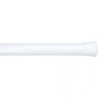 Moda At Home Tension 2'' Straight Tension Shower Curtain Rod In Stainless Steel
