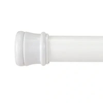 Moda At Home Tension 2'' Straight Tension Shower Curtain Rod In Stainless Steel