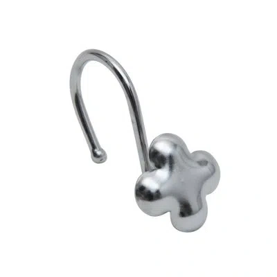 Moda At Home Traverse Metal Shower Curtain Hook In Chrome